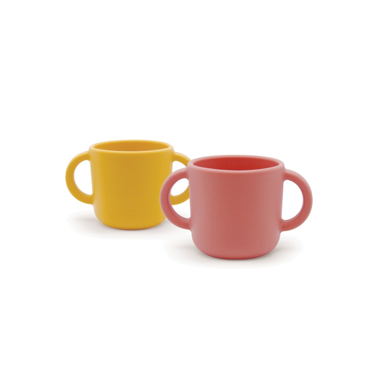 EKOBO Silicone Training Cup Set - Mimosa / Coral - lily & onyx