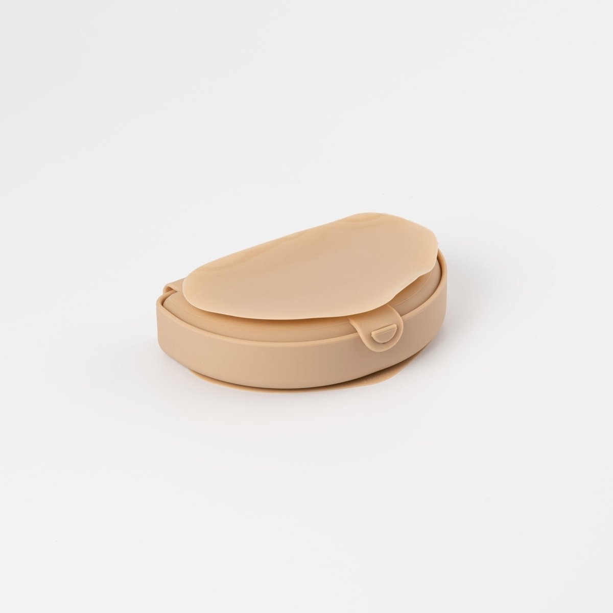 Miniware Silifold: Compact Children's Portable Plate - Almond Butter - lily & onyx