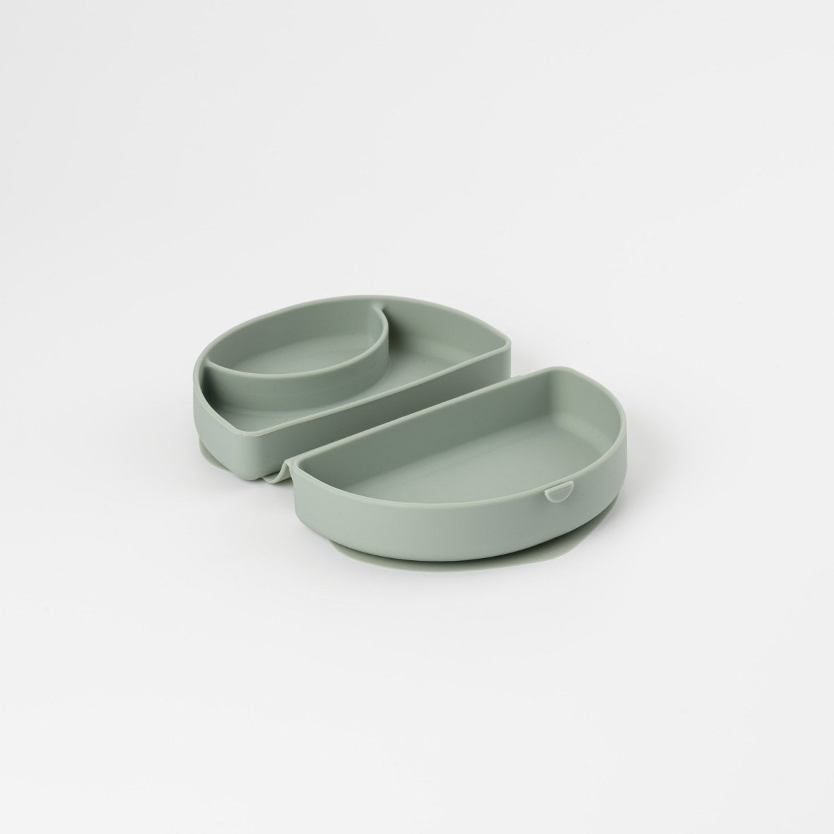 Miniware Silifold: Compact Children's Portable Plate - Sage - lily & onyx