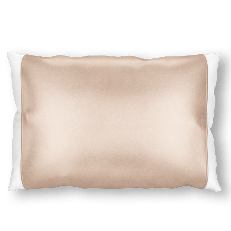 Silked LLC Champagne Silk Travel Pillow Sleeve | 100% Silk Charmeuse