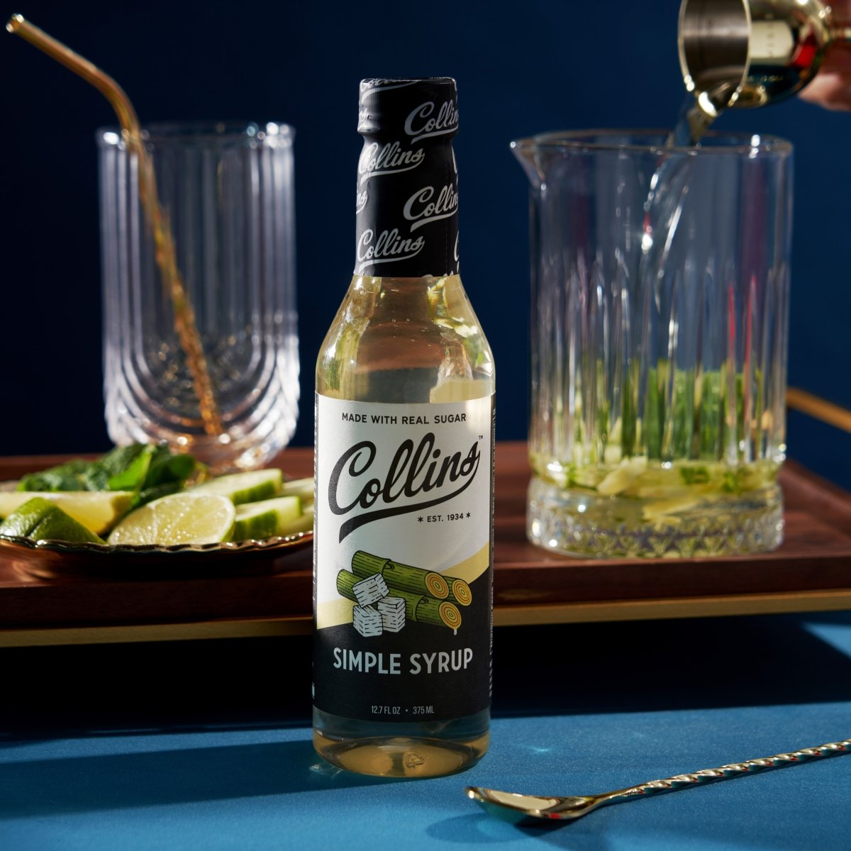 Collins Simple Syrup, 12.7 oz - lily & onyx