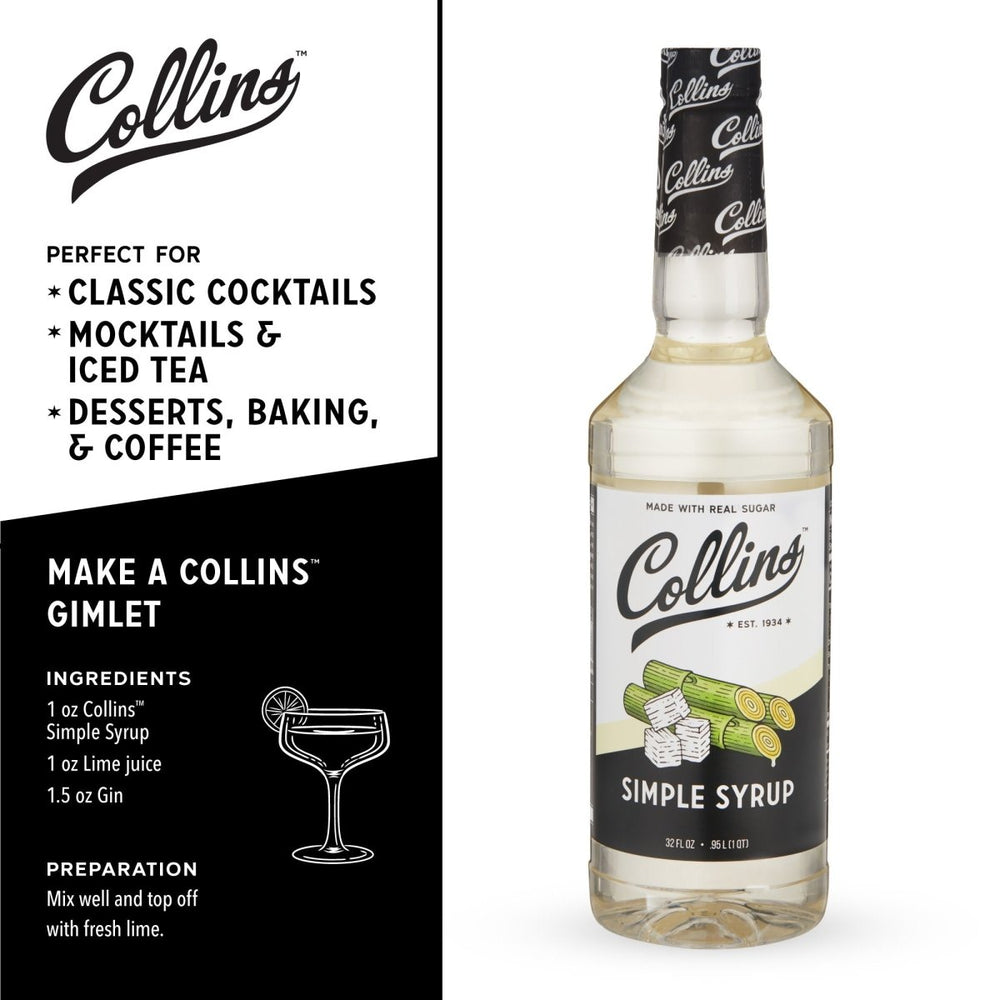 
                      
                        Collins Simple Syrup, 32 oz - lily & onyx
                      
                    