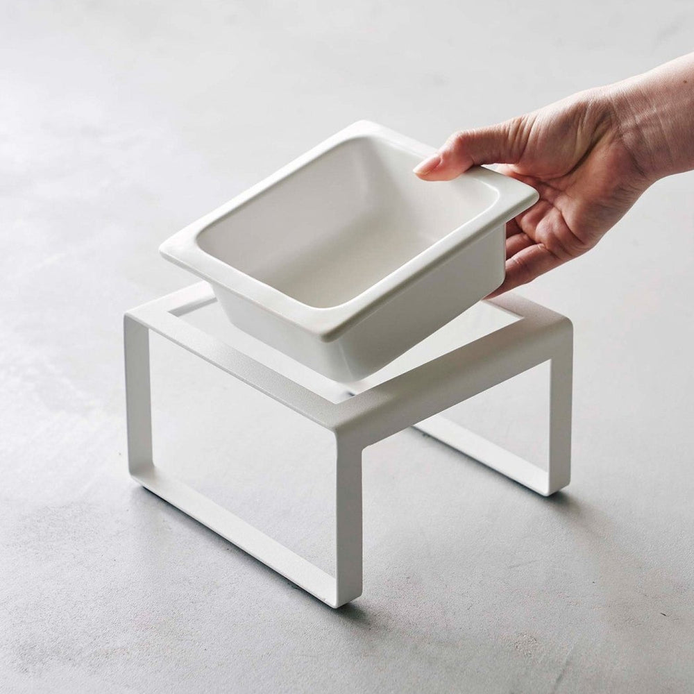 
                      
                        Yamazaki Home Single Ceramic & Steel Pet Food Bowl - lily & onyx
                      
                    