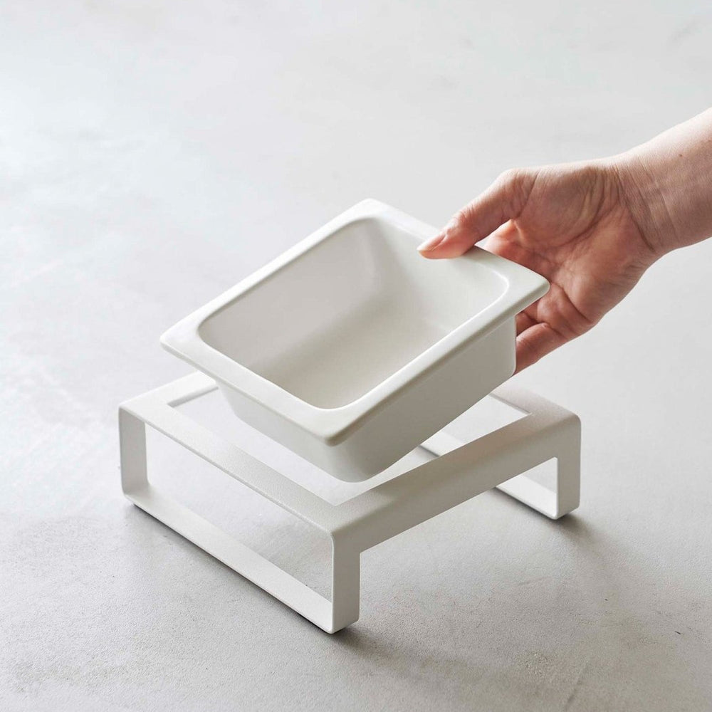 
                      
                        Yamazaki Home Single Ceramic & Steel Pet Food Bowl - lily & onyx
                      
                    