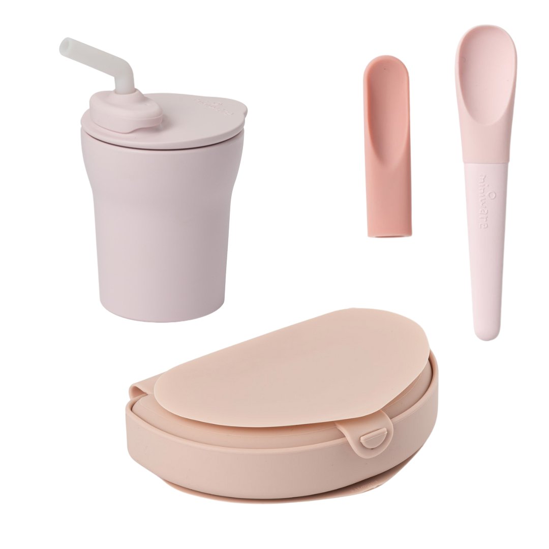 Miniware Sip & Go - Pink Salt - lily & onyx