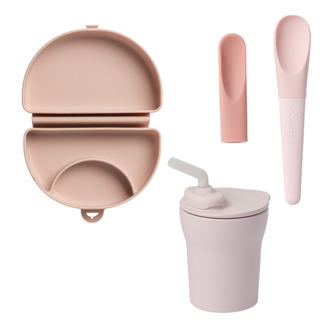 Miniware Sip & Go - Pink Salt - lily & onyx