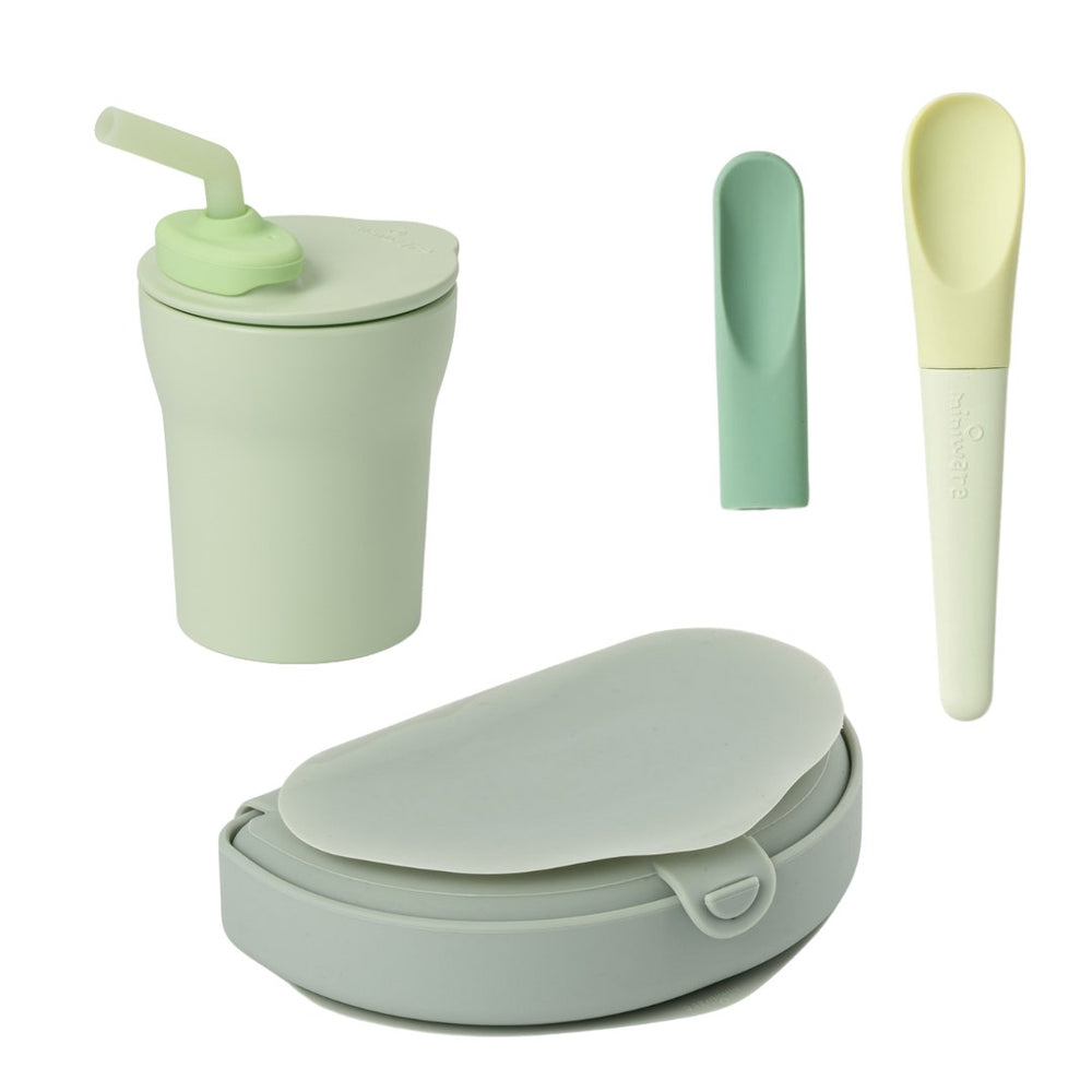 Miniware Sip & Go - Sage - lily & onyx