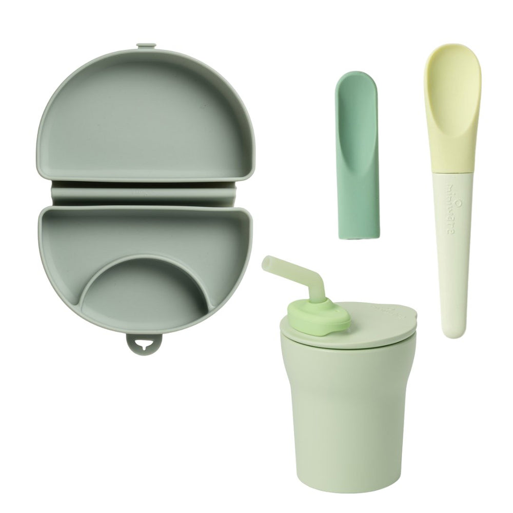 Miniware Sip & Go - Sage - lily & onyx