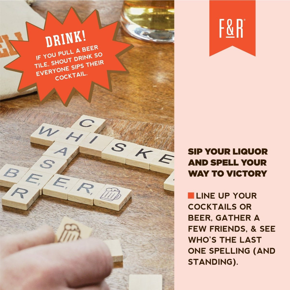 
                      
                        Foster & Rye Sip 'N' Spell Party Game - lily & onyx
                      
                    
