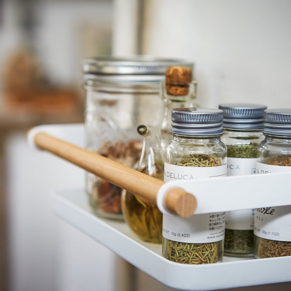 
                      
                        Magnetic Storage Caddy - Steel + Wood
                      
                    