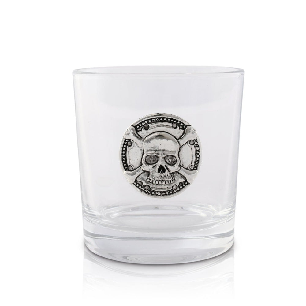 Arthur Court Designs Skull Bar Glasses, Set of 4 - lily & onyx