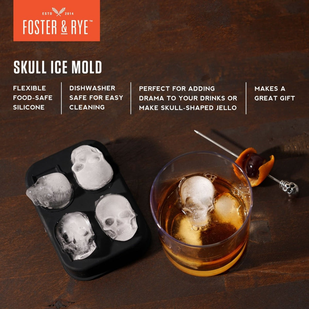 
                      
                        Foster & Rye Skull Ice Mold - lily & onyx
                      
                    