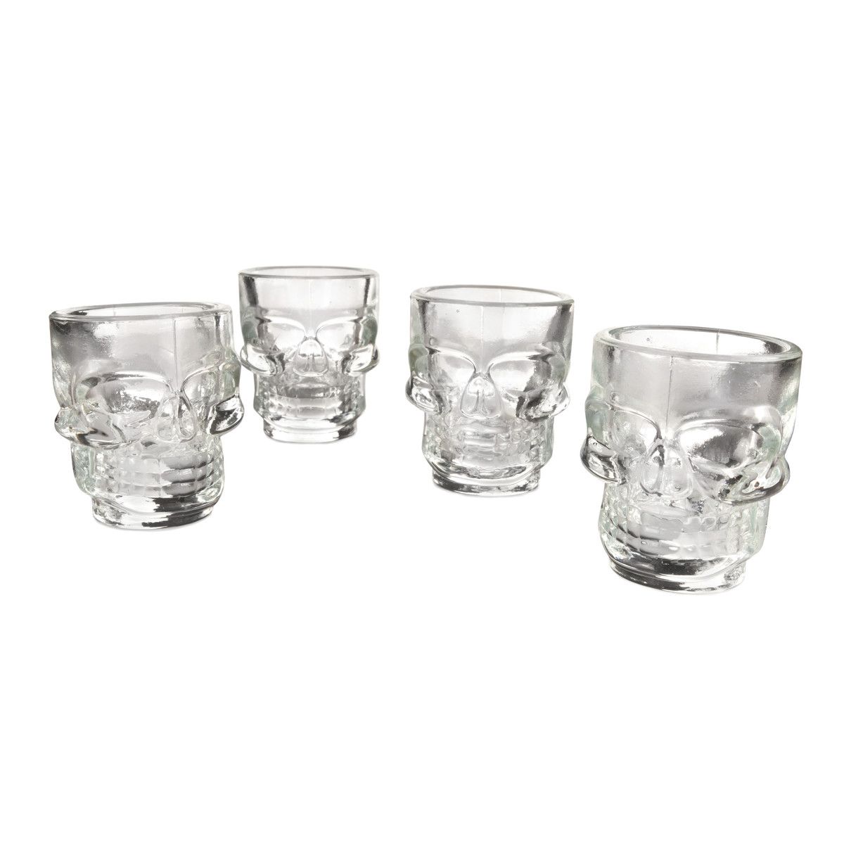 Viski Skull Shot Glass, Set of 4 - lily & onyx