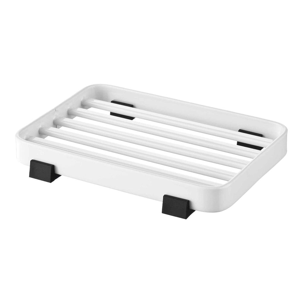 Yamazaki Home Slotted Soap Tray - Steel - lily & onyx