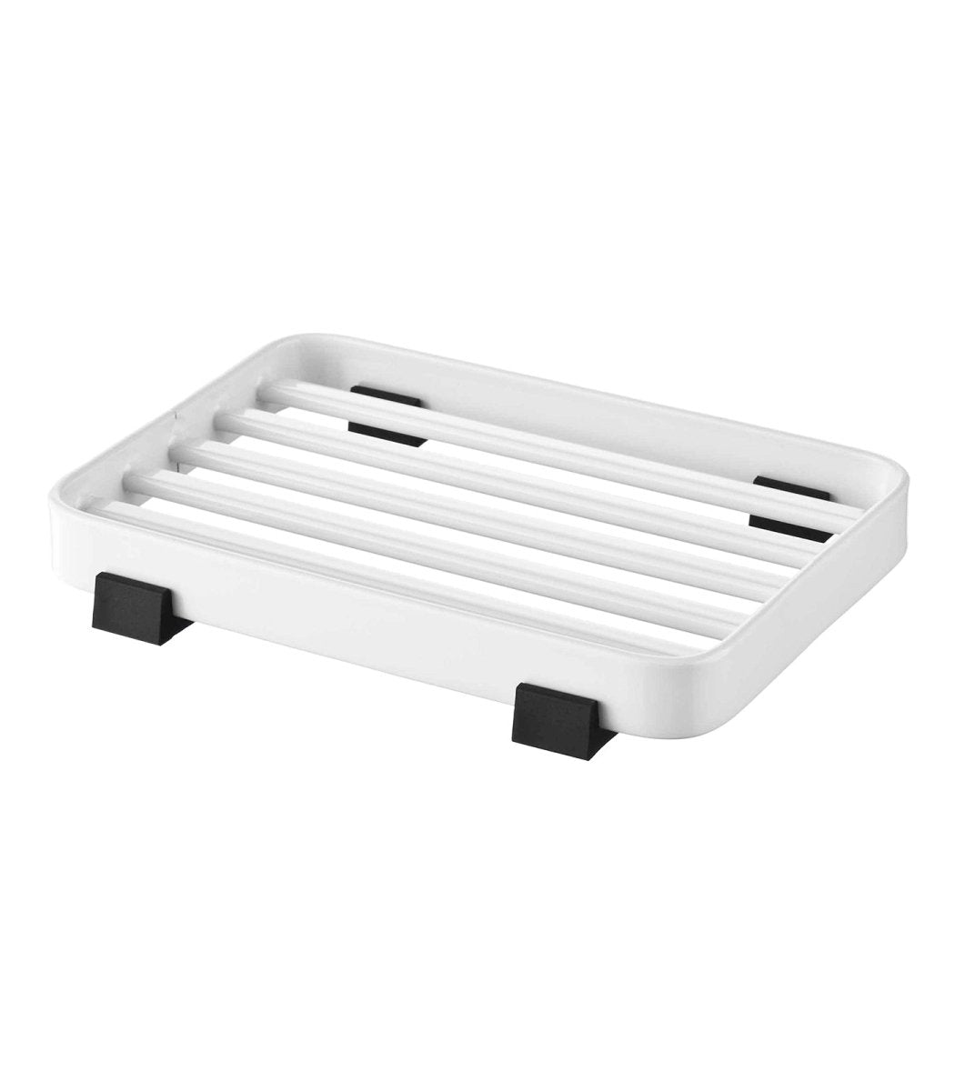 Yamazaki Home Slotted Soap Tray - Steel - lily & onyx