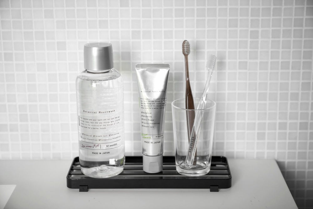 
                      
                        Yamazaki Home Slotted Steel Bathroom Tray - lily & onyx
                      
                    