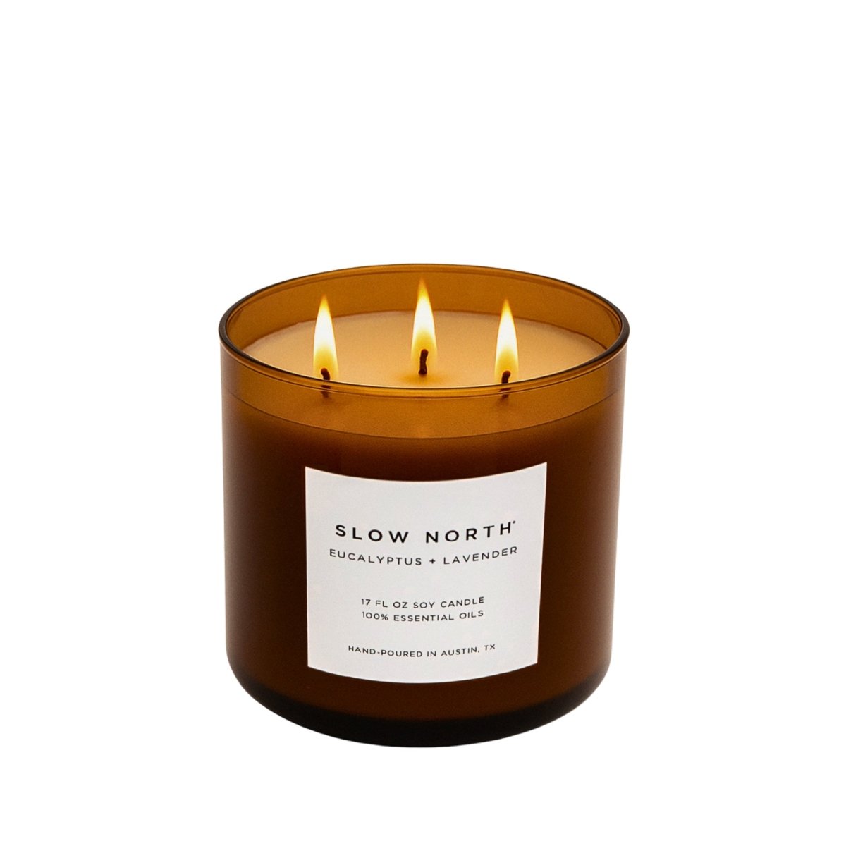 Slow North Eucalyptus + Lavender Signature 3 - Wick Candle
