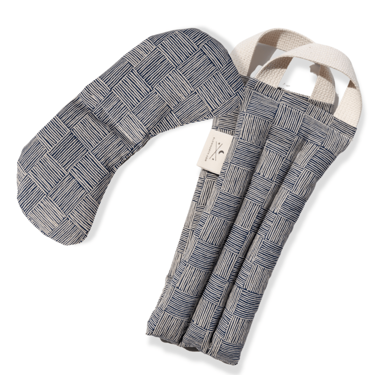 Slow North Linen & Cotton Eye Mask + Neck Wrap Bundle - Haystack