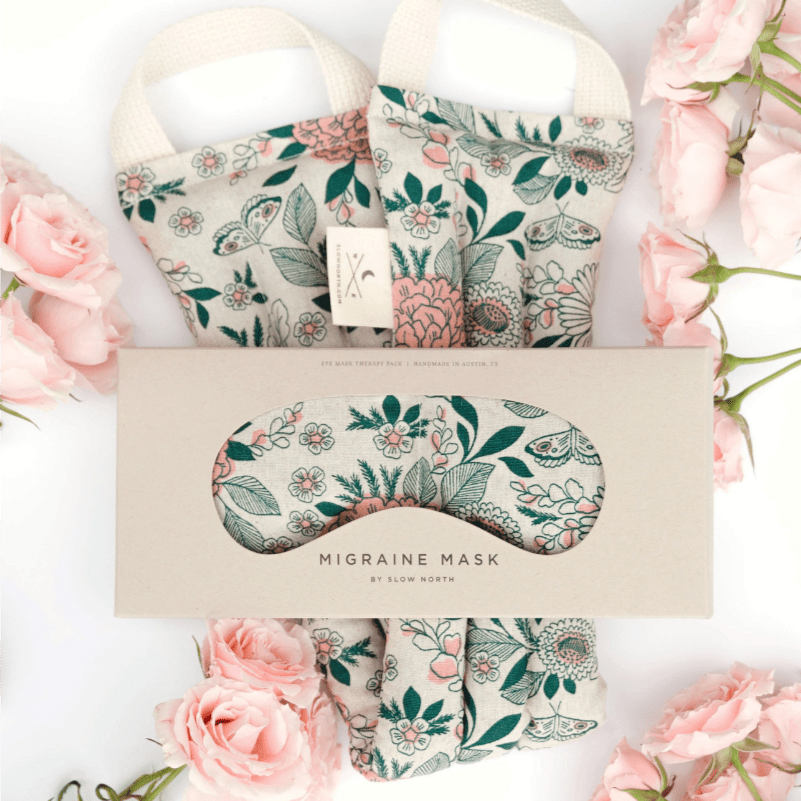 Slow North Linen & Cotton Eye Mask + Neck Wrap Bundle - Hidden Falls