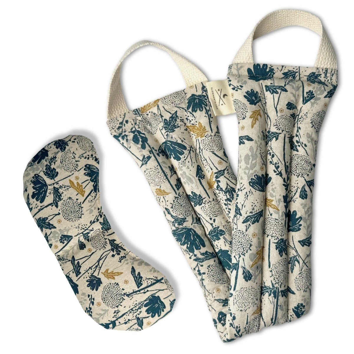 Slow North Linen & Cotton Eye Mask + Neck Wrap Bundle - Wander Field