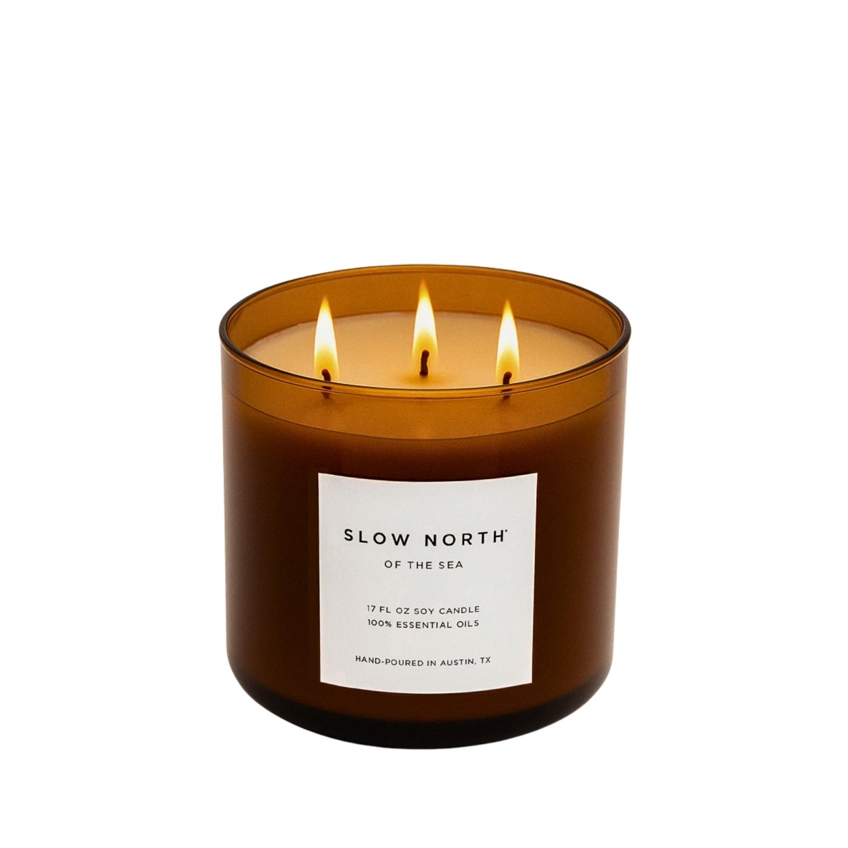 Slow North Of The Sea Signature 3 - Wick Candle (Eucalyptus + Lavender + Peppermint)