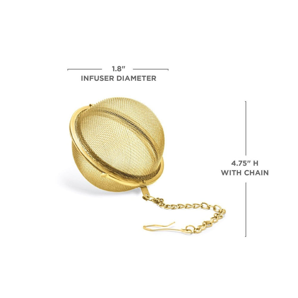 
                      
                        Pinky Up Tea Small Tea Infuser Ball, Gold - lily & onyx
                      
                    