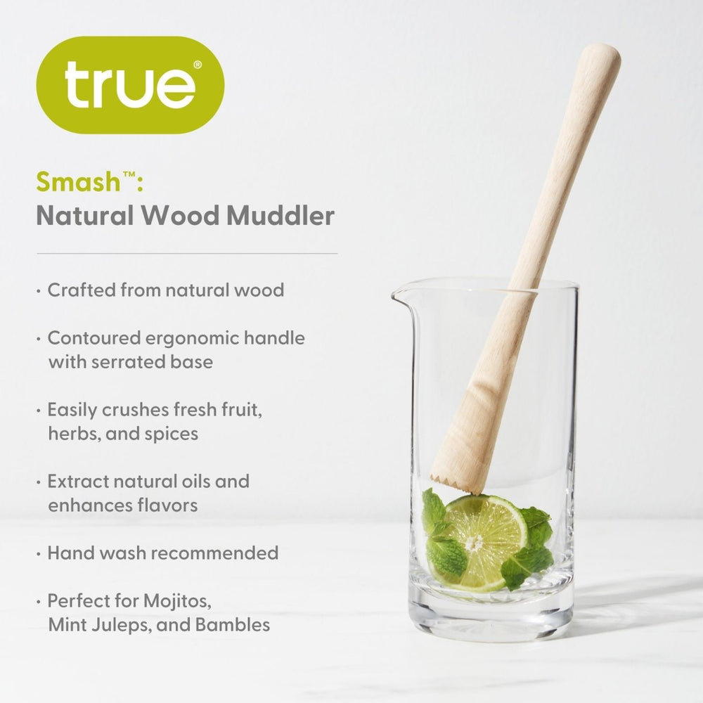 
                      
                        True Smash Natural Wood Muddler - lily & onyx
                      
                    