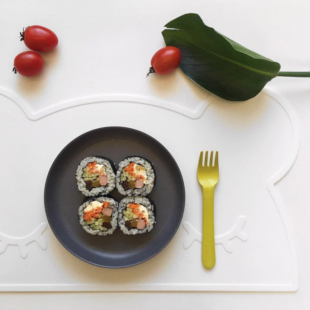 Bamboo Kids Plate - Set of 4 - Smoke