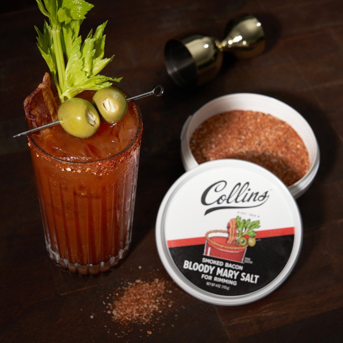 Collins Smoked Bacon Bloody Mary Salt - lily & onyx