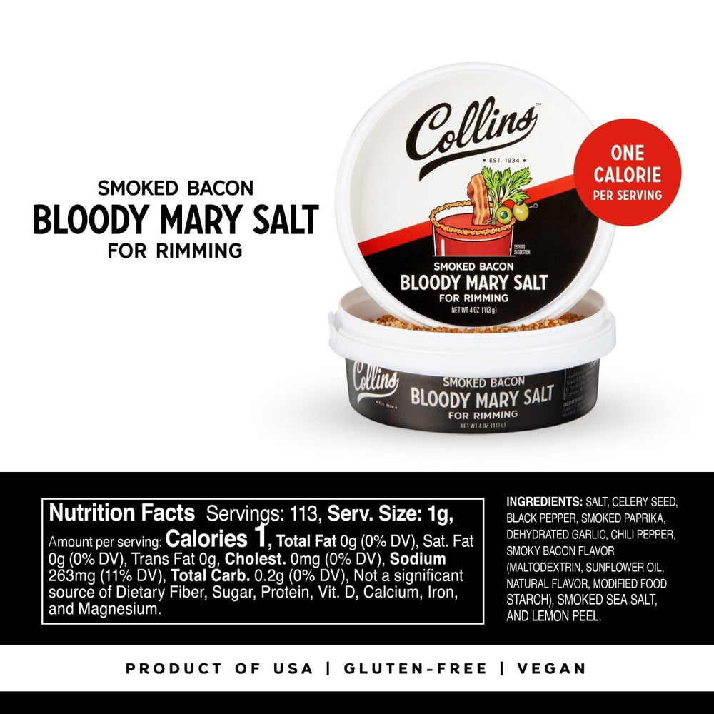 
                      
                        Collins Smoked Bacon Bloody Mary Salt - lily & onyx
                      
                    