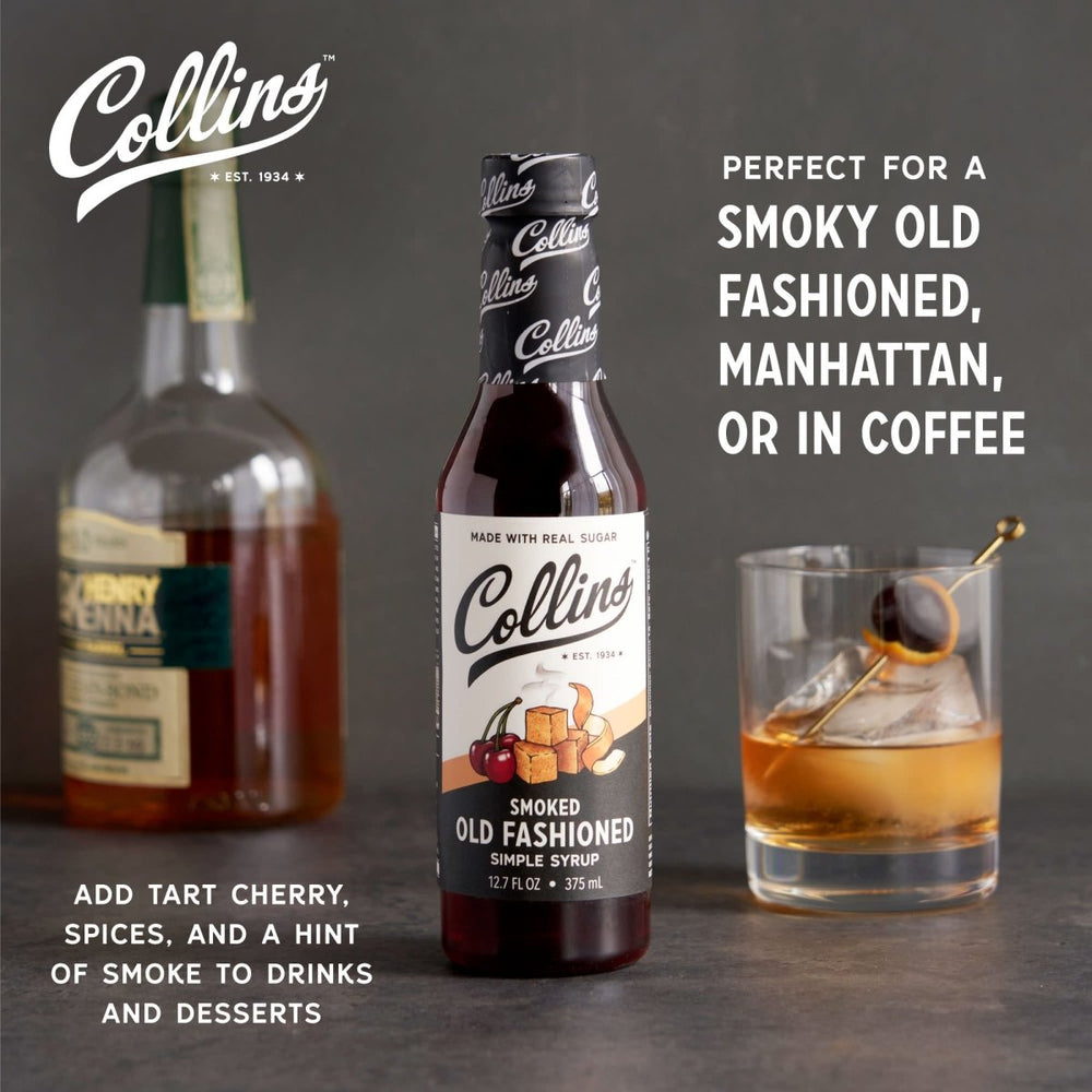 
                      
                        Collins Smoked Old Fashioned Syrup, 12.7 oz - lily & onyx
                      
                    