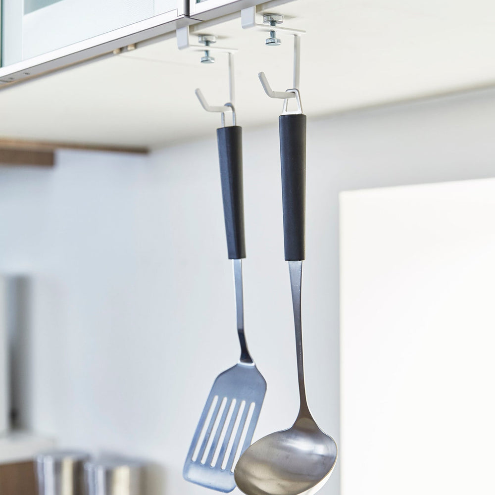 Under-Shelf Hooks, Set of 2 - Steel