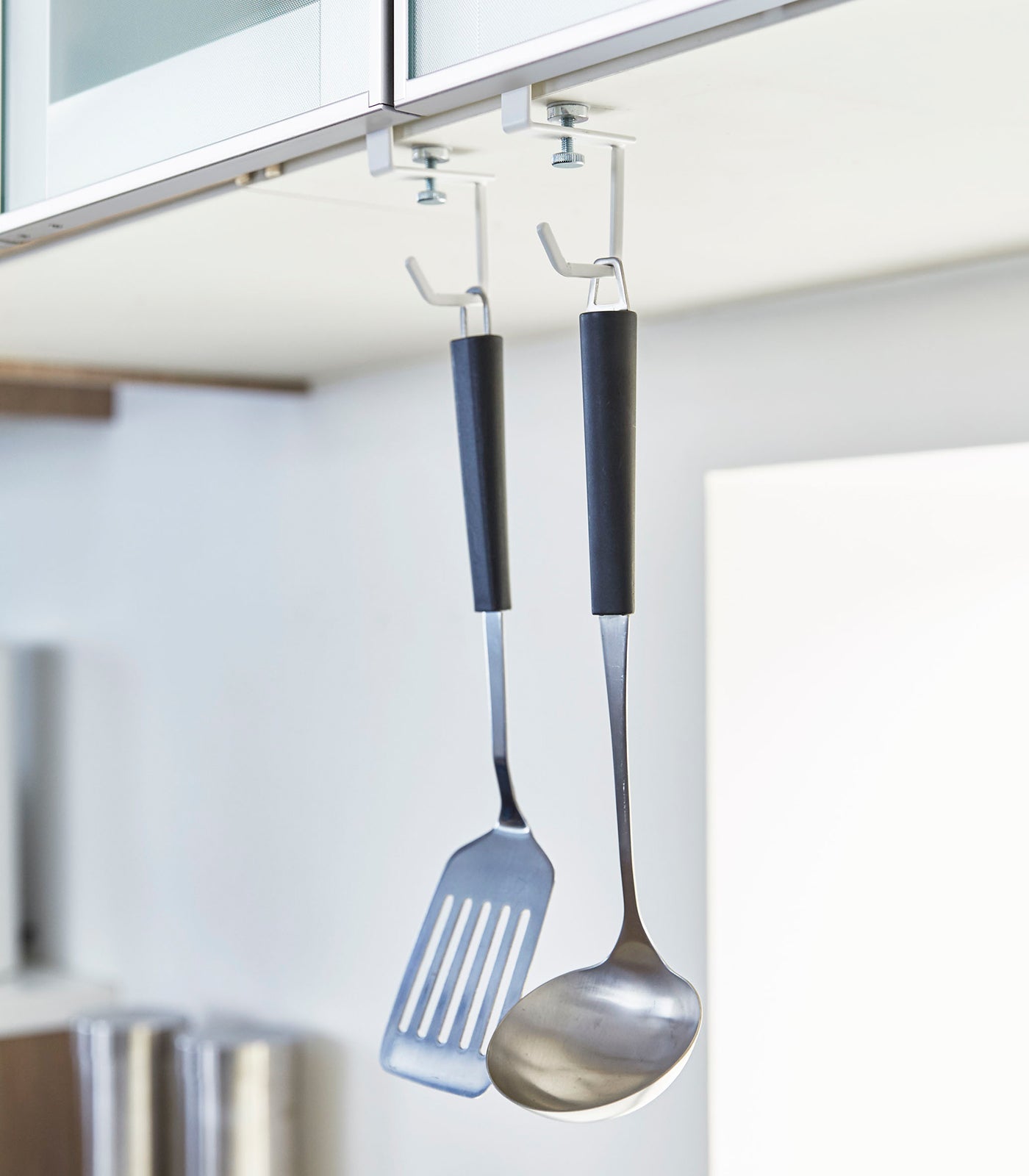 Under-Shelf Hooks, Set of 2 - Steel