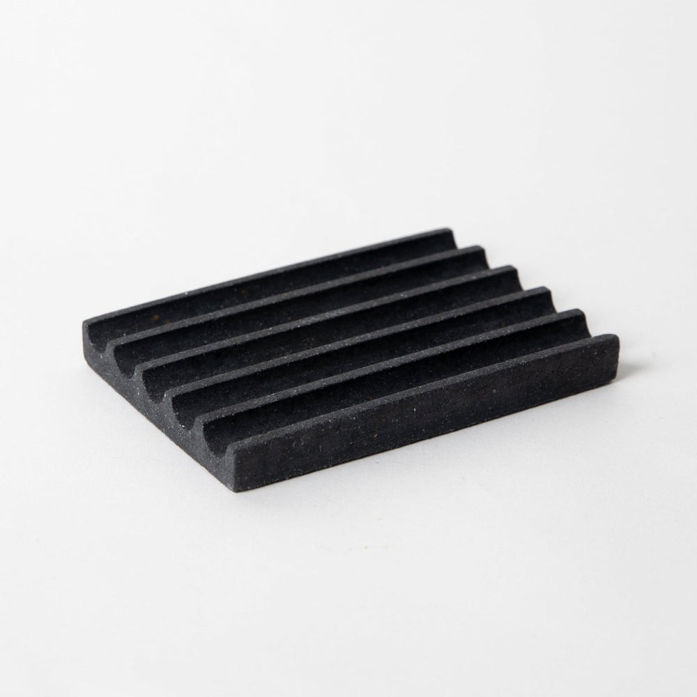 Pretti.Cool Soap Dish | Black Terrazzo - lily & onyx