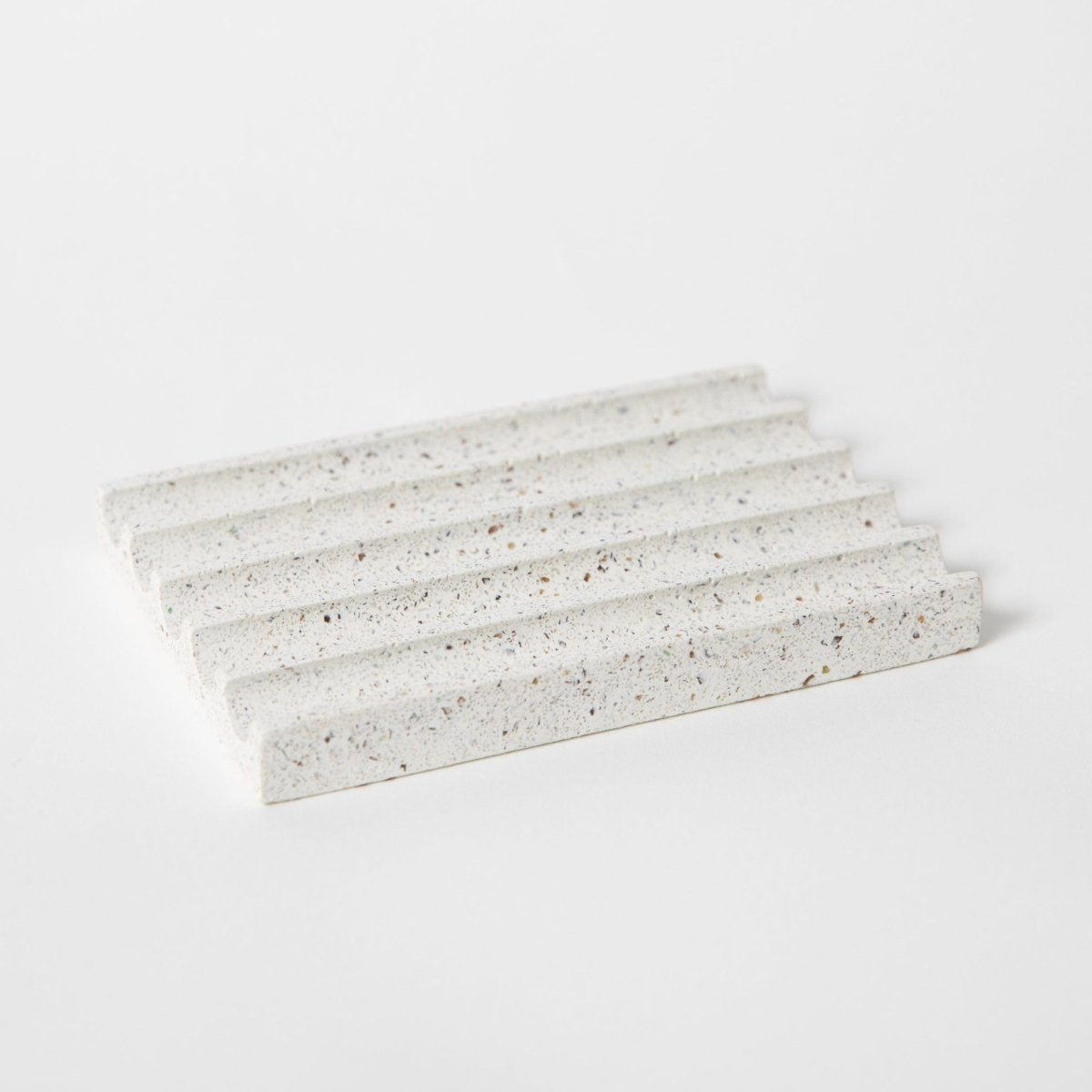 Pretti.Cool Soap Dish | White Terrazzo - lily & onyx