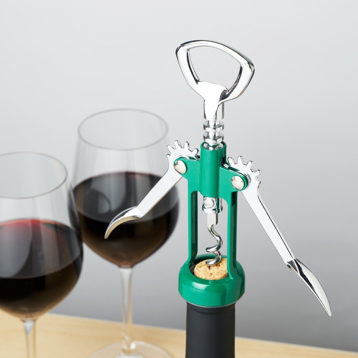 True Soar Winged Corkscrew, Green - lily & onyx