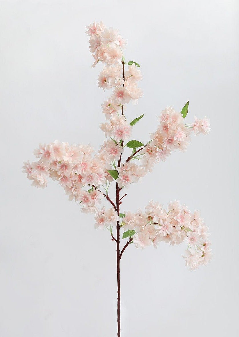 Afloral Soft Pink Faux Cherry Blossom Branch, 40" - lily & onyx