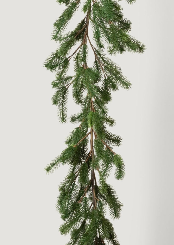 Afloral Soft Spruce Artificial Christmas Garland - 94" - lily & onyx