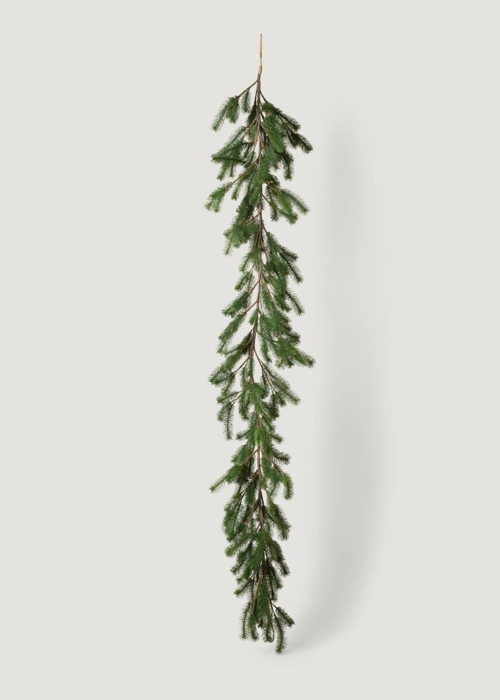 Afloral Soft Spruce Artificial Christmas Garland - 94" - lily & onyx