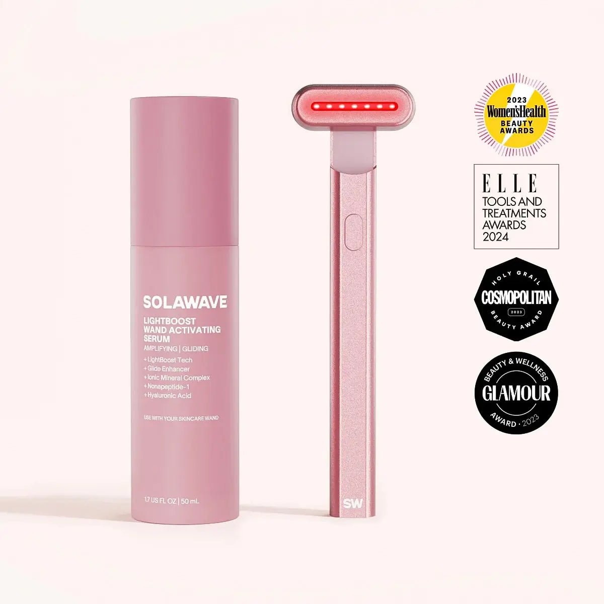 Solawave 4 - in - 1 Red Light Therapy Wand & Activating Serum Kit