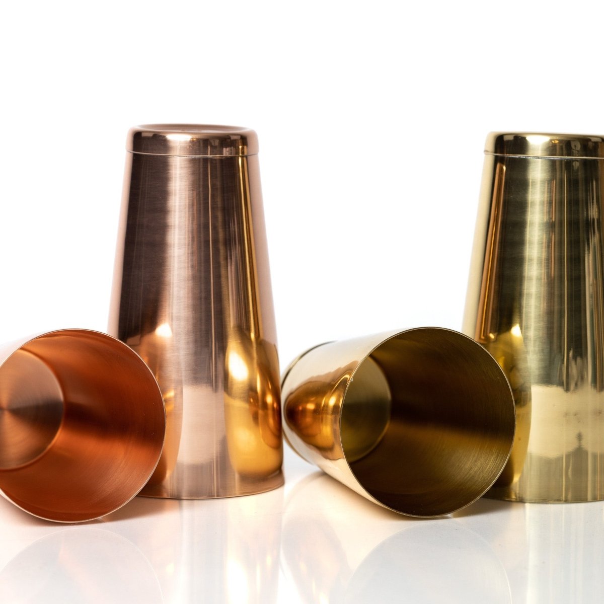 Bull In China Solid 100% Copper and 100% Brass Cocktail Shakers - lily & onyx