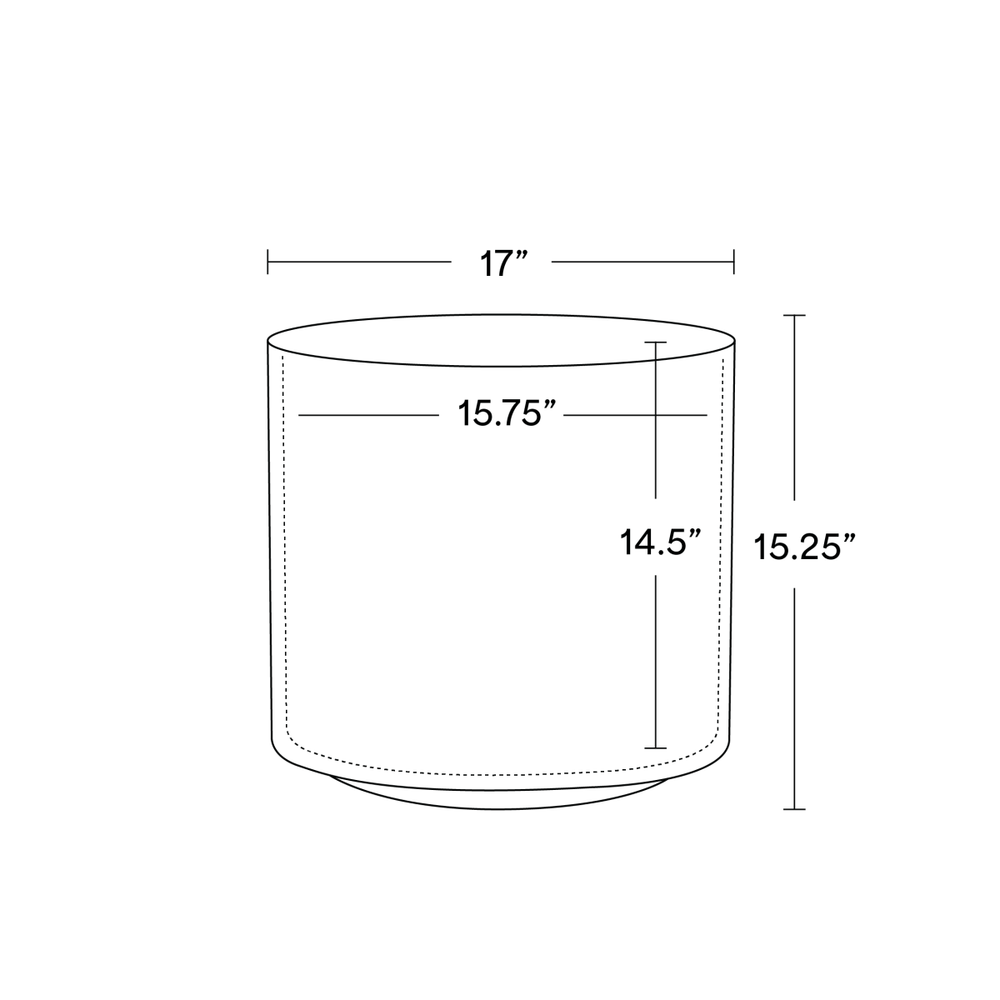 
                      
                        LBE Design Solid Goods 15 Inch Ceramic Cylinder Planter - lily & onyx
                      
                    