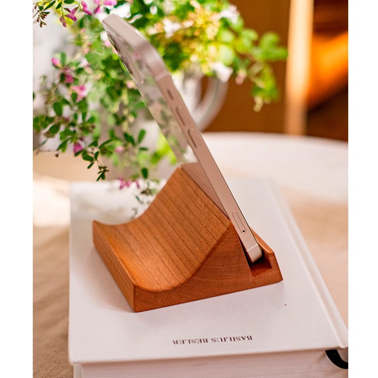 
                      
                        RusticReach Solid Wood Cellphone Desktop Stand - lily & onyx
                      
                    