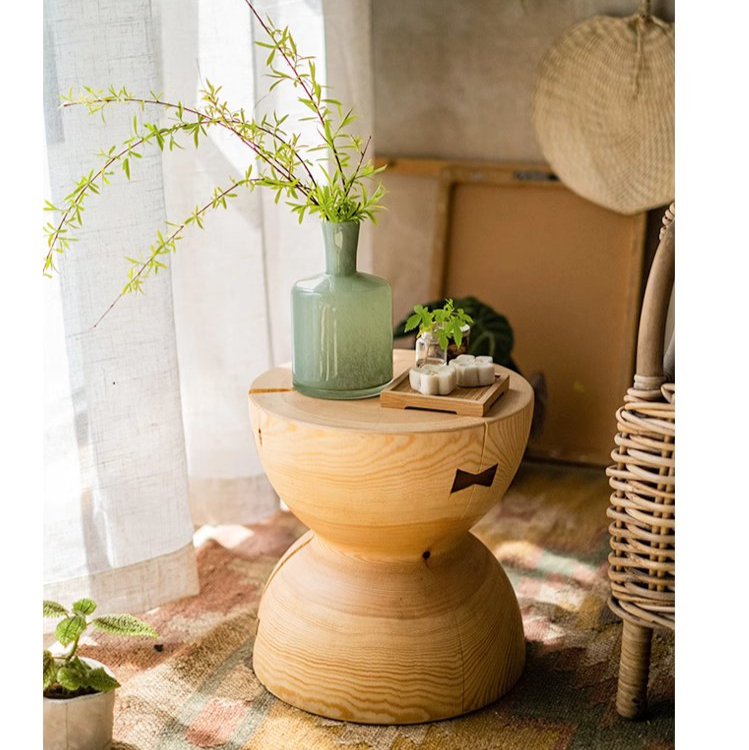 
                      
                        RusticReach Solid Wood End Table with Black Walnut Accents - lily & onyx
                      
                    