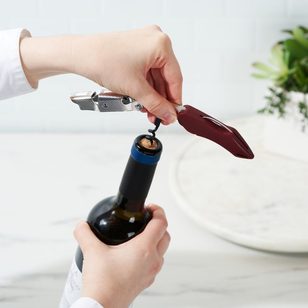 True Sommelier Professional Corkscrew, Burgundy - lily & onyx