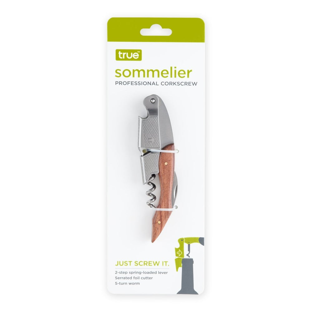 
                      
                        True Sommelier Professional Corkscrew with Wood Handle - lily & onyx
                      
                    
