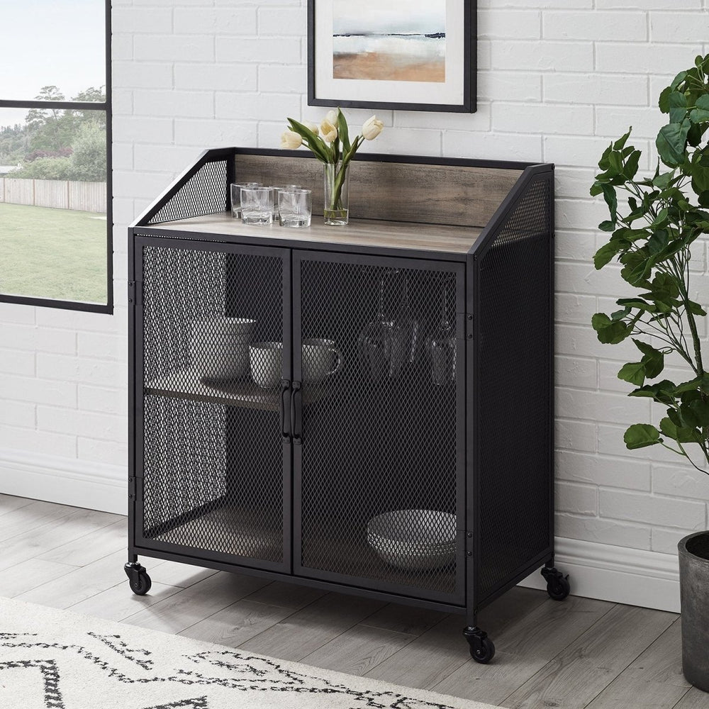 
                      
                        Walker Edison Sona Industrial Bar Cabinet - lily & onyx
                      
                    