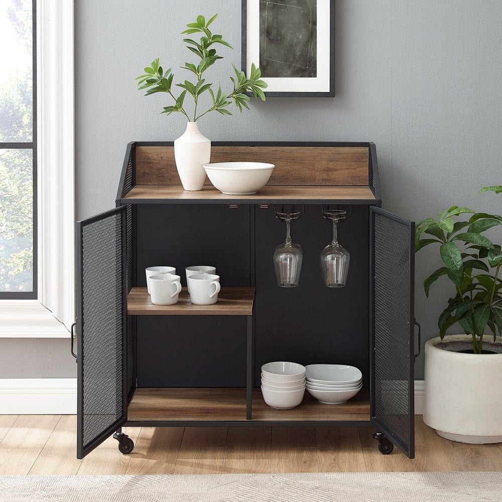 
                      
                        Walker Edison Sona Industrial Bar Cabinet - lily & onyx
                      
                    