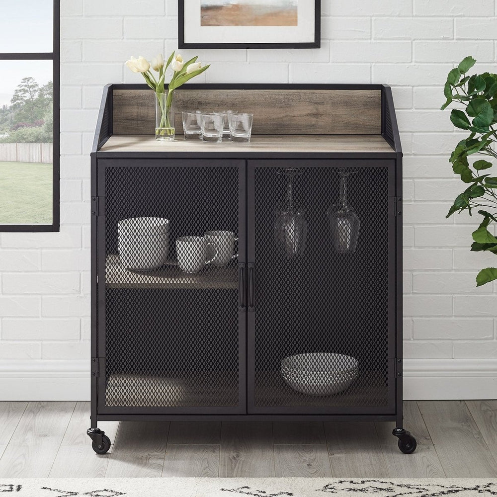 
                      
                        Walker Edison Sona Industrial Bar Cabinet - lily & onyx
                      
                    