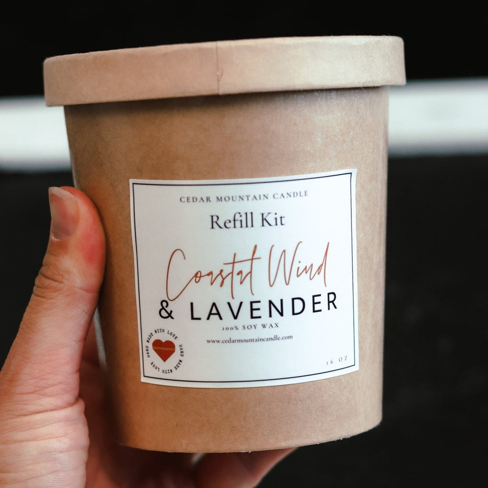 
                      
                        Cedar Mountain Candle Soy Candle Refill Kit, 16 oz - lily & onyx
                      
                    